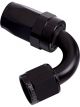Aeroflow 100 Series Taper 120 Degree Hose End -12AN Black