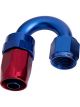 Aeroflow 100 Series Taper 180 Degree Hose End -16AN Blue/Red