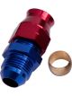 Aeroflow Tube to Male AN Adapter 5/8 Inch to -10AN Blue/Red