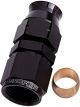 Aeroflow Tube to Female AN Adapter 3/8 Inch to -6AN Black