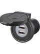 Narva Heavy-Duty Dual Usb Socket With Magnetic Dust Cover Pack of 1