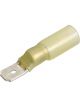 Narva 6.3 x 0.8mm Adhesive Lined Male Blade Terminal Yellow Pack of 15