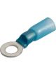 Narva 5mm Adhesive Lined Ring Terminal Blue 3/16 Inch Diameter Pack 20