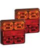Narva Model 35 LED Slimline Rear Stop/Tail Indicator Lamps Square 12V