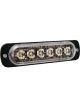Narva Undercover Low Profile LED Warning Lamp Amber 12/24V 6 X 1W LED