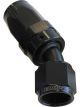 Aeroflow 100 Series Taper 30 Degree Hose End -20AN Black