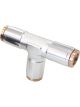 Aeroflow 1/4 Inch Nylon Quick Release Tee Fitting Silver