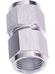 Aeroflow Straight Female Swivel Coupler -6AN Silver