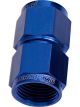Aeroflow Straight Female Swivel Coupler -8AN Blue