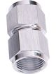 Aeroflow Straight Female Swivel Coupler -20AN Silver