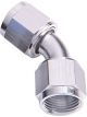 Aeroflow 45 Degree Female Swivel Coupler -20AN Silver