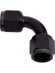 Aeroflow 90 Degree Female Swivel Coupler -3AN Black