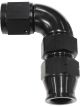 Aeroflow 90 Degree Tube to Female AN Adapter 5/16 Inch to -6AN Black AF139-05BLK