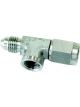 Aeroflow Straight -3AN Female to Male With 1/8 Inch Port