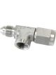 Aeroflow Straight -4AN Female to Male With 1/8 Inch Port