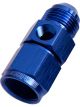 Aeroflow Straight Female to Male With 1/8 Inch Port -8AN Blue