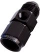 Aeroflow Straight Female to Male With 1/8 Inch Port -8AN Black