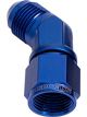 Aeroflow 45 Degree Female/Male Flare Swivel -3AN Blue