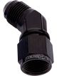 Aeroflow 45 Degree Female/Male Flare Swivel -16AN Black