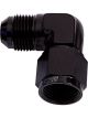 Aeroflow 90 Degree Female/Male Flare Swivel -4AN Black