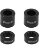 Aeroflow Billet Bolt Spacers M6 1/4 Black Pack Of 4