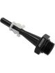 Aeroflow Honda EFI Fuel Rail Adapter-Black -8 Orb w/ 5/16