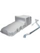 Allstar Engine Oil Pan Rear Sump 6qt Stock Depth Natural GM LS-Ser