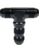 Allstar Bulkhead Tee 10 AN Male x 10 AN Male x 10 AN Male Black