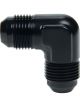Allstar Adapter 90 Degree 6 AN Male to 6 AN Male Aluminum Black