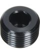 Allstar Fitting Plug 1/16 in NPT Allen Head Aluminum Black Anodize