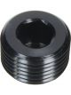 Allstar Fitting Plug 3/4 in NPT Allen Head Aluminum Black Anodize