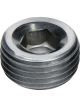 Allstar Fitting Plug 3/8 in NPT Allen Head Steel Zinc Oxide Pair