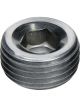 Allstar Fitting Plug 1/2 in NPT Allen Head Steel Zinc Oxide