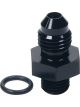 Allstar Adapter Straight 4 AN Male to 3 AN Male O-Ring Black