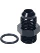 Allstar Adapter Straight 8 AN Male to 8 AN Male O-Ring Black