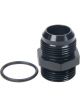 Allstar Adapter Straight 16 AN Male to 16 AN Male O-Ring Black