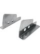 Allstar Seat Bracket Lower Bolt-In Tall Natural Race Seats Pair