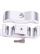 Aeroflow Billet Aluminium Dual Hose Separators 1-5/16 Inch I.D. Silver AF156-17S