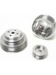 BBK 85-97 GM Truck 305 350 Underdrive Pulley Kit Lightweight CNC Billet A
