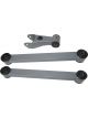 BBK Performance Control Arm Tubular Lower Upper PolyBushings Gray