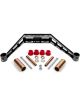 BMR Transmission Crossmember Bolt-On Black Paint T400 T56 For Ford
