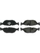 Centric Brake Parts C-TEK Semi-Metallic Brake Pads