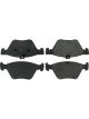 Centric Brake Parts Posi-Quiet Semi-Metallic Brake Pads