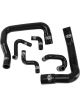 Cold Case Radiator Hose Kit Complete Silicone Black For Ford Mustang