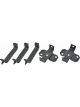 Cold Case Radiator Mount Kit 2 Bolt-On Lower Brackets Insulators