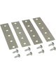 Derale Fluid Cooler Mount Kit Straps / Screws Bendable Steel Kit