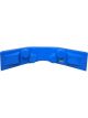 Dominator Racing Gauge Mounting Panel Curved Fiberglass Blue
