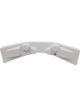 Dominator Racing Gauge Mounting Panel Curved Fiberglass White