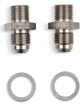 Earls Adapter Straight 6 AN Male to 43922 NPT Male Nickel Plated