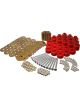 Energy Suspension Body Mount Red Set Hyper-Flex Polyurethane Cadmium